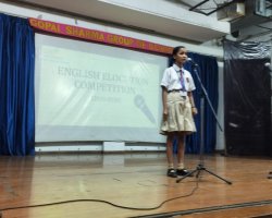 VI to VIII English Elocution Competition 2025-26